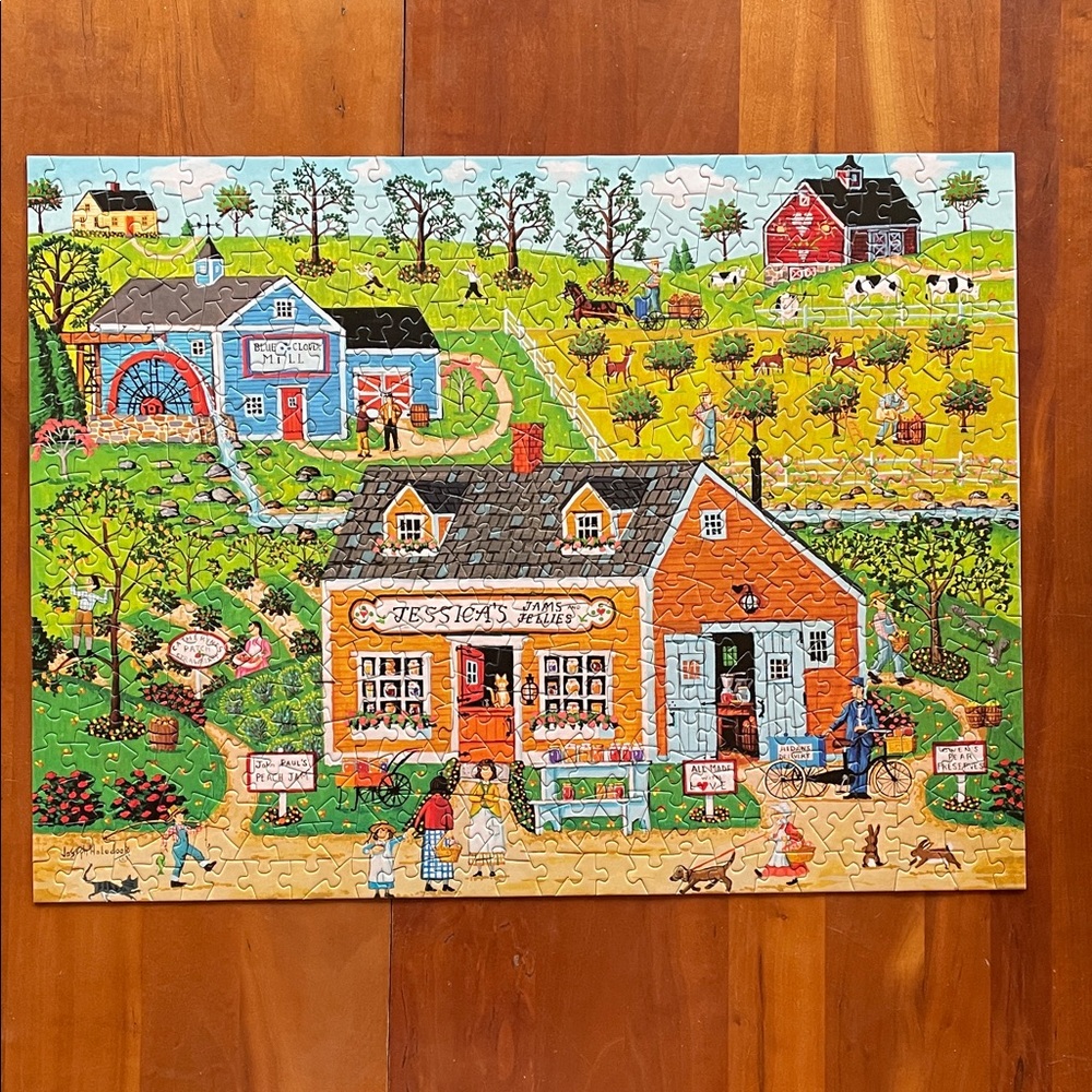 *SOLD* Bits and Pieces Jessica’s Jams and Jellies Jigsaw Puzzle - 500 Pieces - Picture 3 of 12